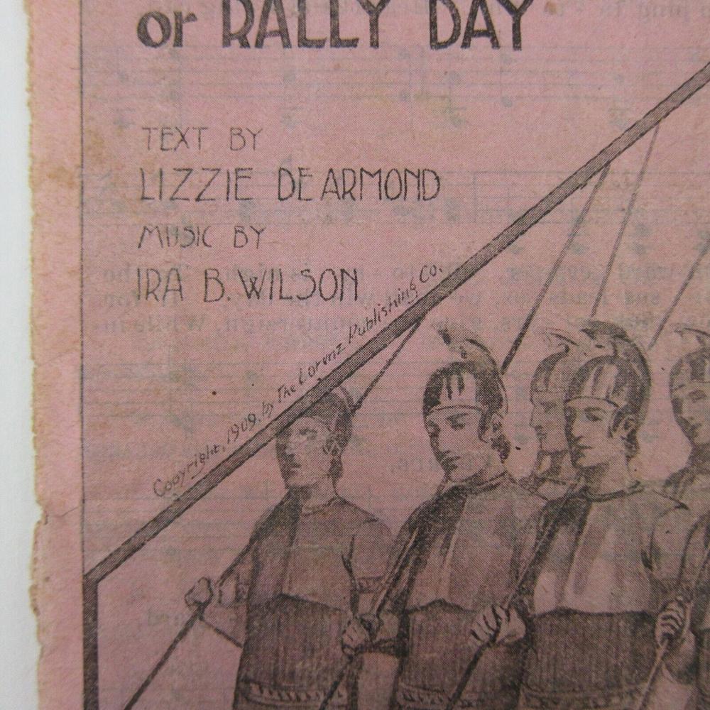Sheet Music Rally Day Sampler Lorenz Publishing Co Dayton Ohio Antique 1909 RARE - Picture 10 of 12